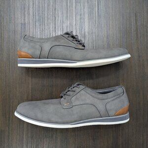 Public Opinion | Men's Grey Sporty Casual Oxford Shoes/Sneakers | Size 10.5
